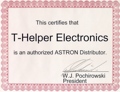 «Т-ХЕЛПЕР» авторизированный дистрибьютор компании ASTRON